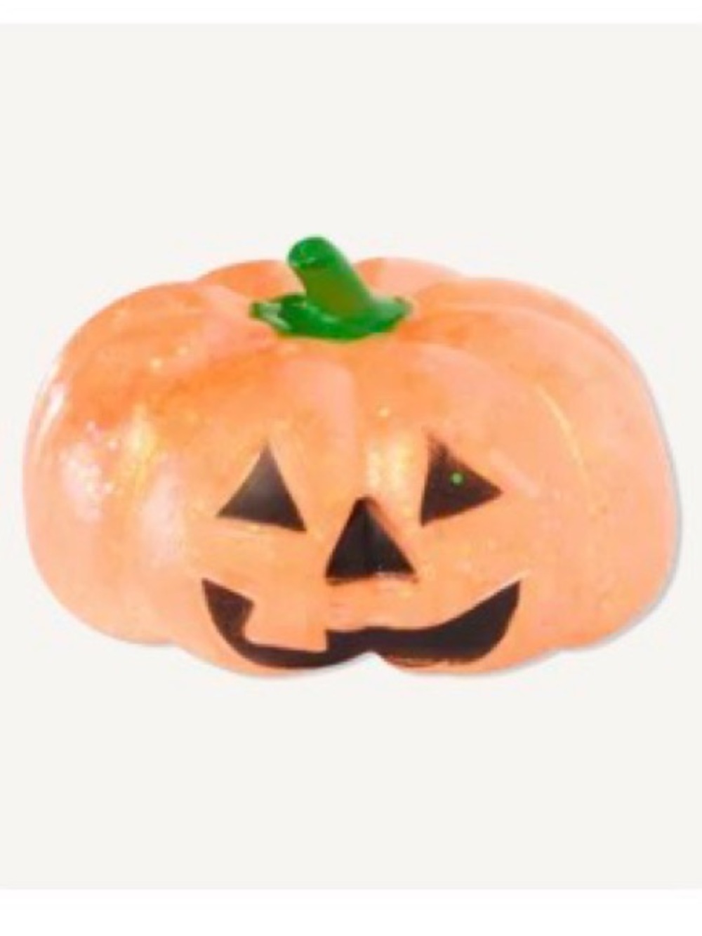 Sweet and Shimmer Halloween Pumpkin Squishy - Orange Glitter Pumpkin